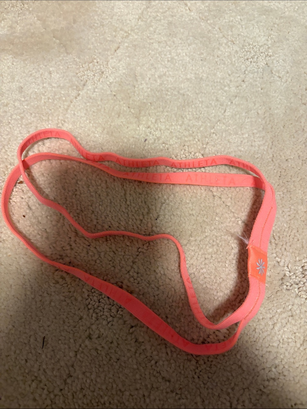 Athleta Double Grip Coral Pink Limited Edition Headband New without Tags